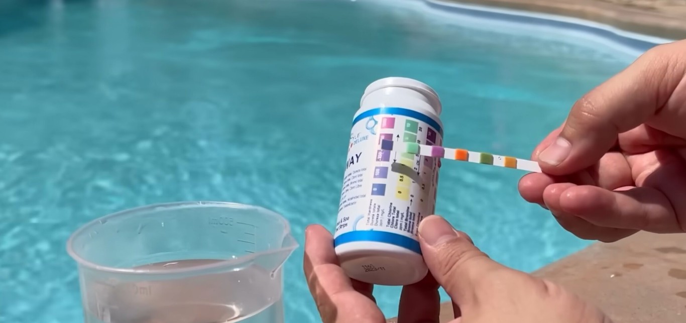 Professional pool water testing and chemical balancing in Casas Adobes, AZ